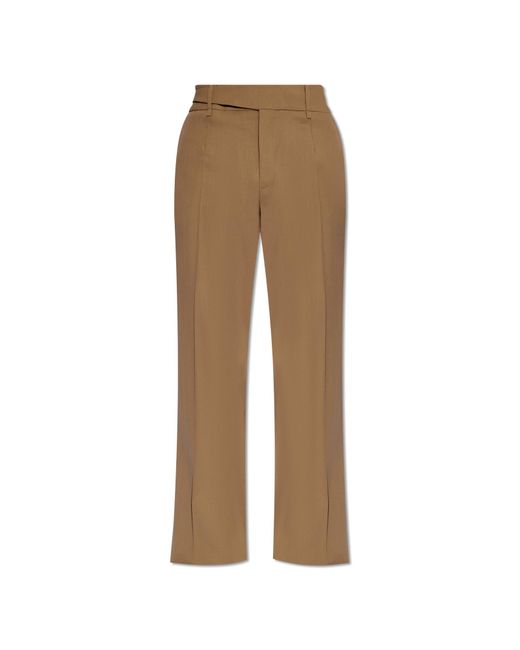 Dolce & Gabbana Natural Wool Trousers, for men