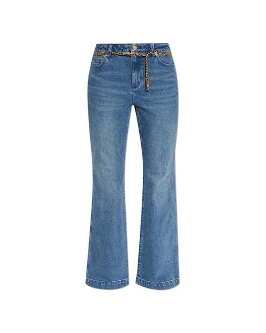 MICHAEL Michael Kors Blue Jeans With Flared Legs