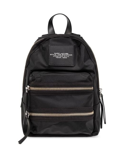 Marc Jacobs Black 'The Biker Medium' Backpack