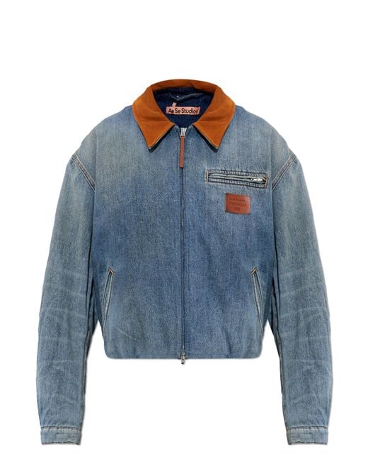 Acne Blue Insulated Jacket