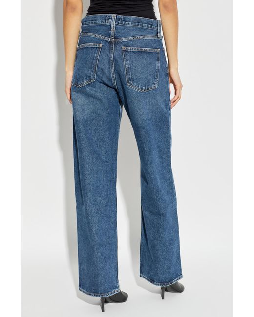 Agolde Black 'Arc' Jeans