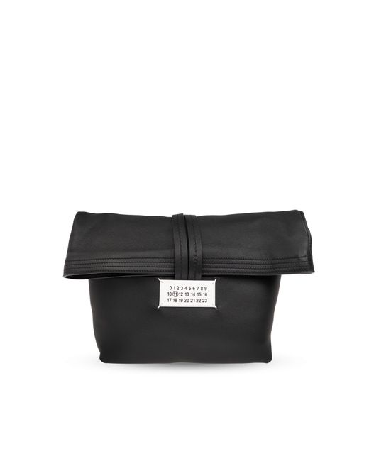 Maison Margiela Black Handbag With Logo