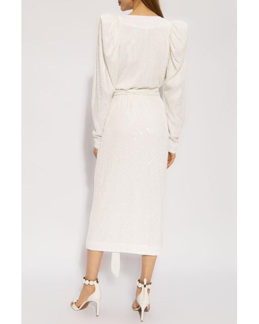 ROTATE BIRGER CHRISTENSEN White Sequined Dress,