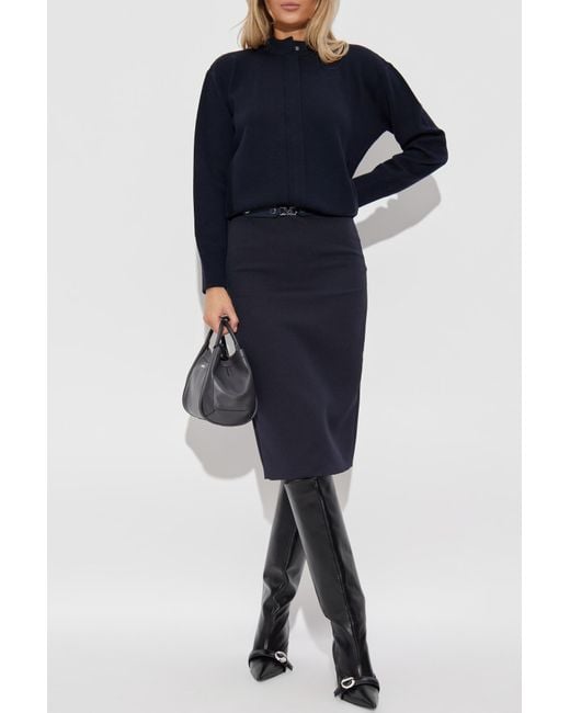 Max Mara Women's Blue Cardigan 