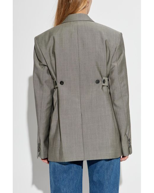 Alexander Wang Blue Wool Blazer