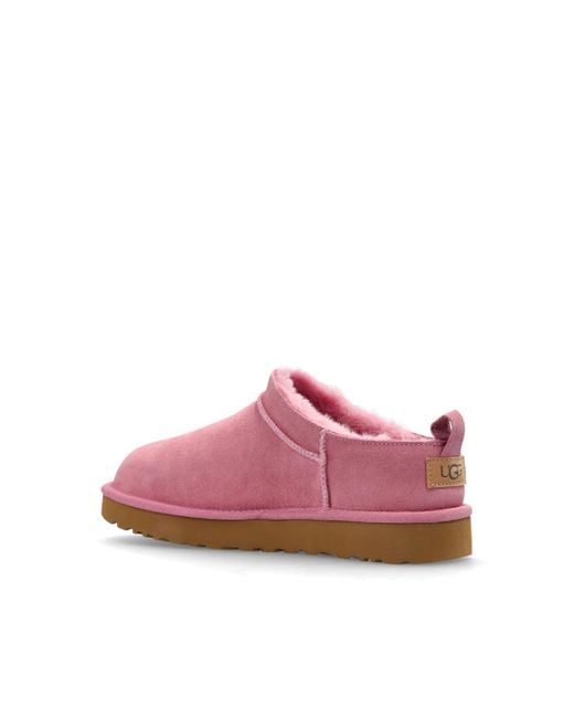 Ugg Pink 'Classic Micro' Shoes