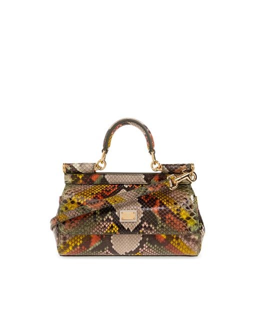 Dolce & Gabbana Multicolor 'sicily Small' Shoulder Bag,