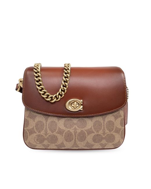 COACH Brown Shoulder Bag `Cassie 19`