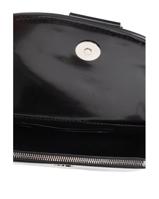 Ganni Black Shoulder Bag "Apo-G Mini"