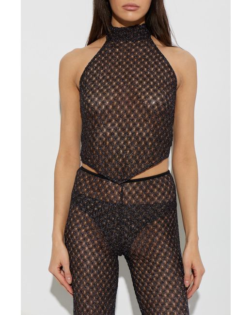 Missoni Black Top With Lurex Thread