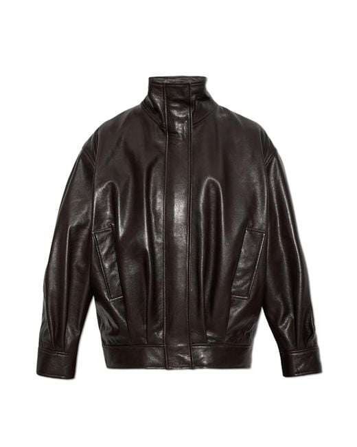 Arma Black Leather Jacket 'Paula'