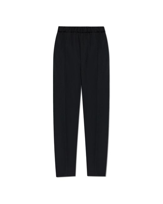 Jil Sander Black Wool Trousers for men