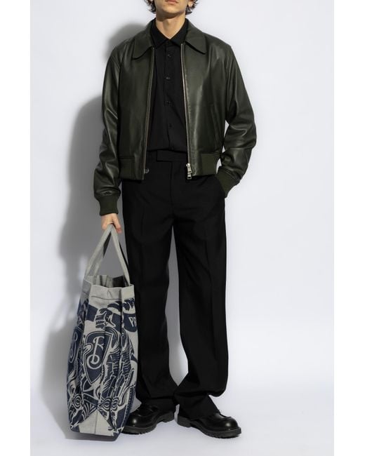 Burberry Black Embroidered Shirt for men