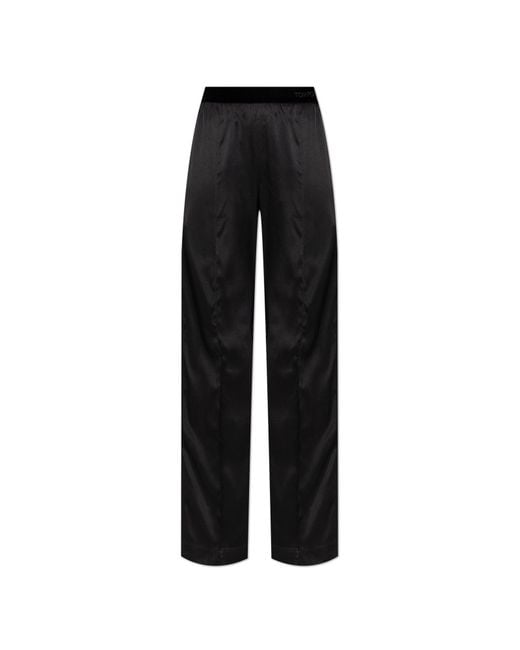Tom Ford Black Silk Trousers