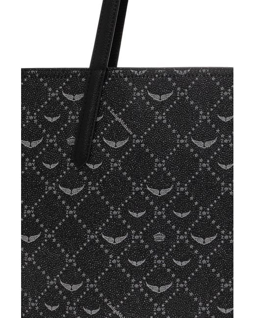 Zadig & Voltaire Black Monogram Bag