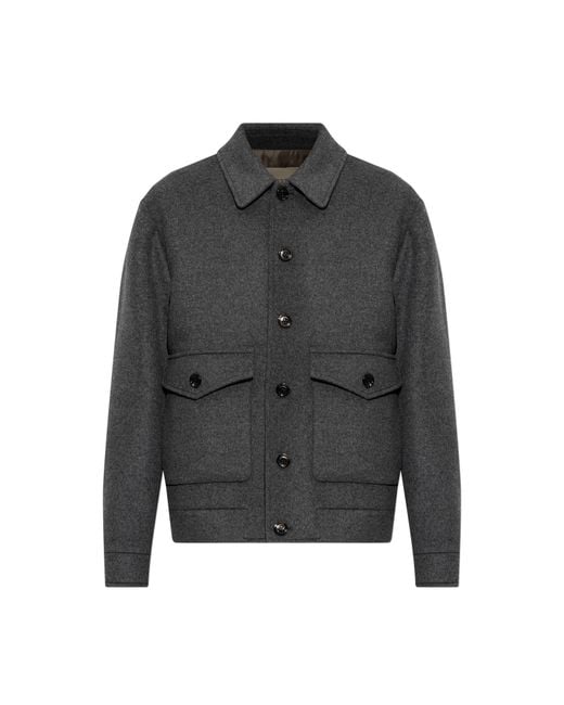 Valentino Garavani Black Wool Jacket for men