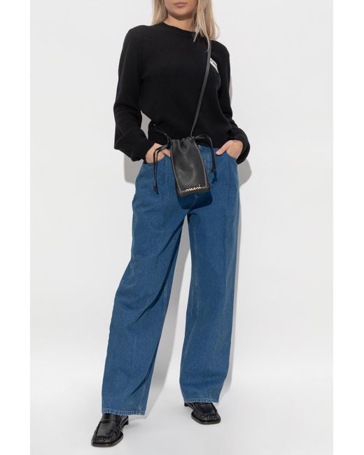 Marni Black Sweater With Logo