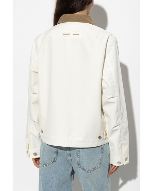 Samsøe & Samsøe White 'Sarobinson' Jacket