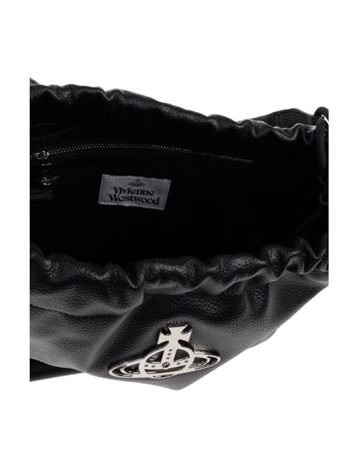 Vivienne Westwood Black "Hilary" Bucket Bag
