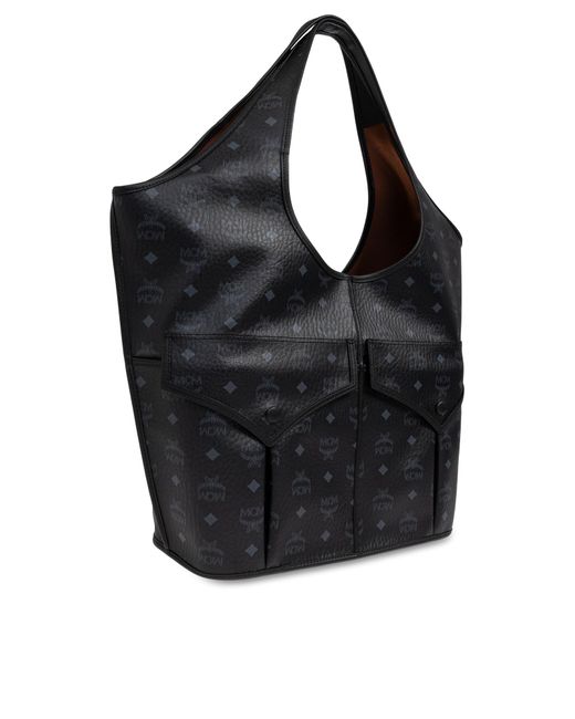MCM Black Shopper Bag