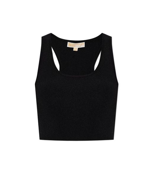 MICHAEL Michael Kors Black Crop Top