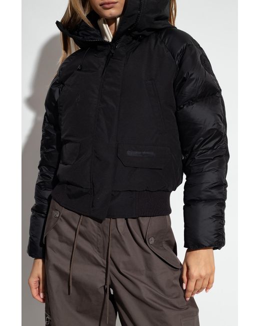 Black 'Trillium' hooded down jacket Canada Goose - Vitkac Canada