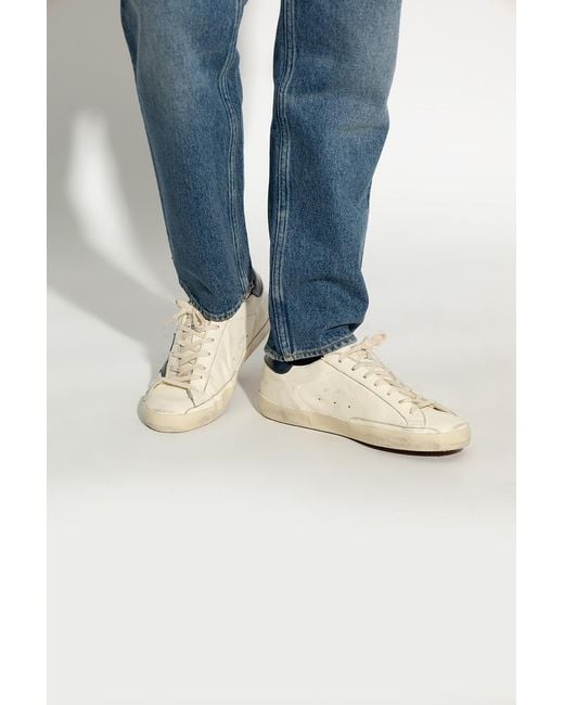 Golden Goose Deluxe Brand White 'Super-Star Classic' Sneakers for men