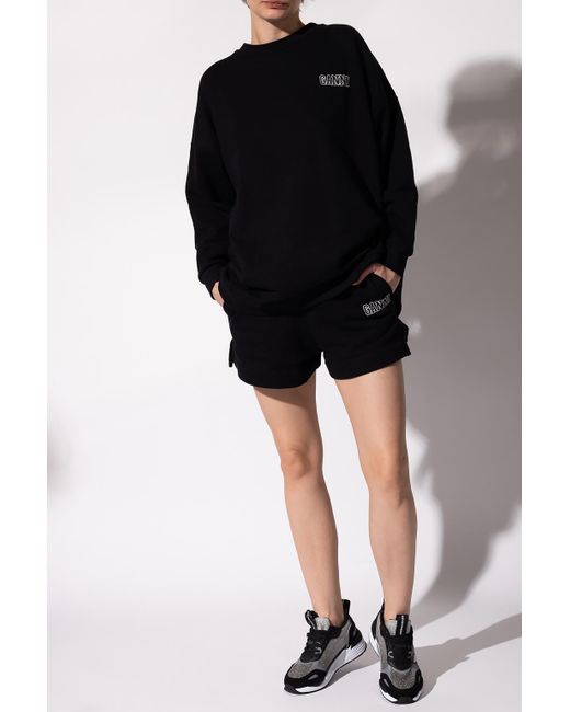 ganni black sweatshirt
