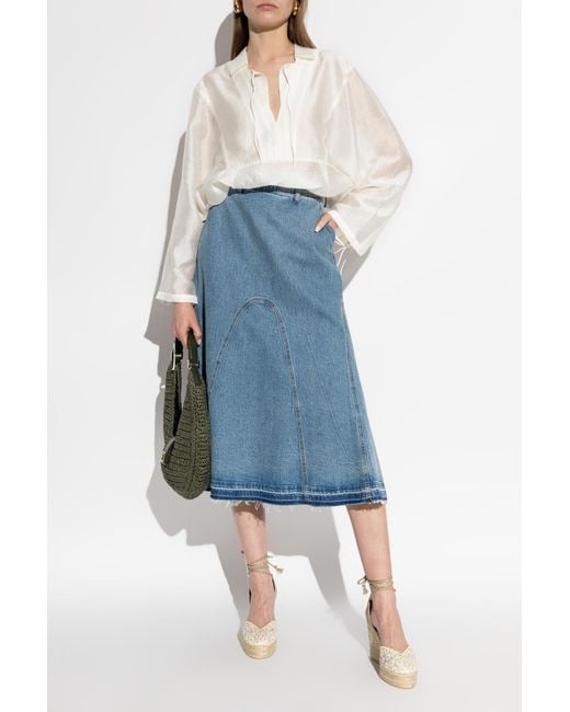 Munthe Blue Top 'Babette'