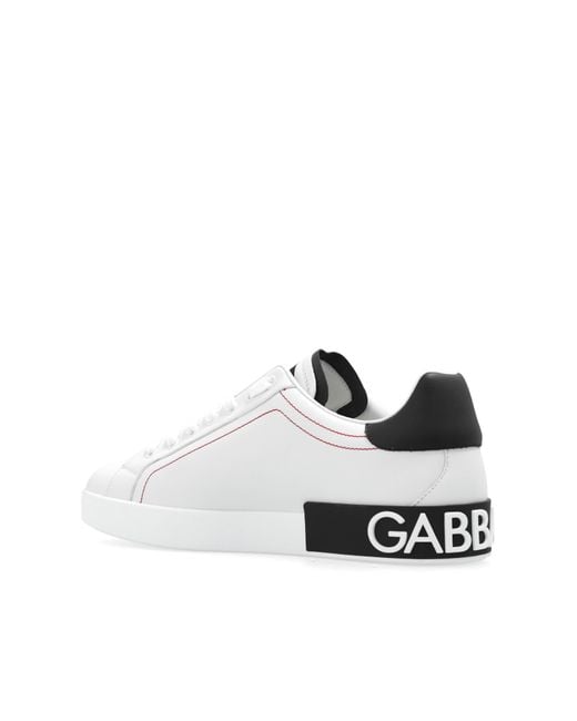 Dolce & Gabbana White 'portofino' Sneakers, for men