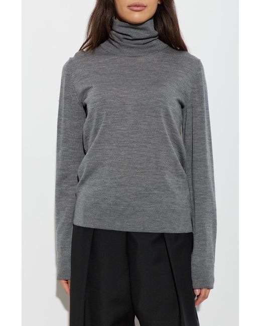 Rohe Gray Wool Turtleneck