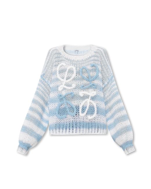 Loewe Blue Striped Sweater