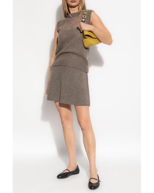 Lisa Yang Brown Top "Darcia"