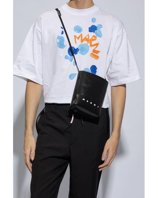 Marni Black 'Tribeca' Shoulder Bag for men