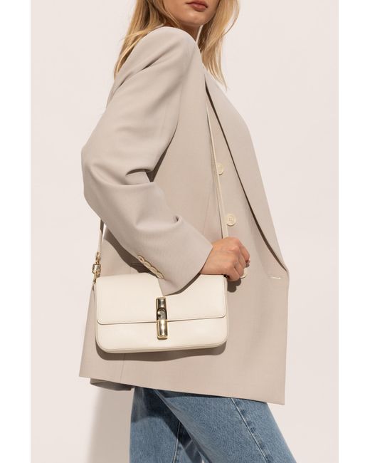 Furla White Shoulder Bag 'Iride Small'