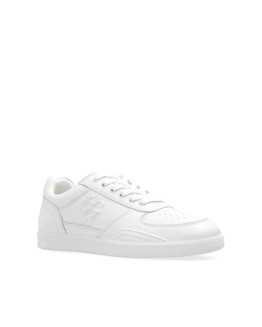Tory Burch White 'clover' Sneakers,