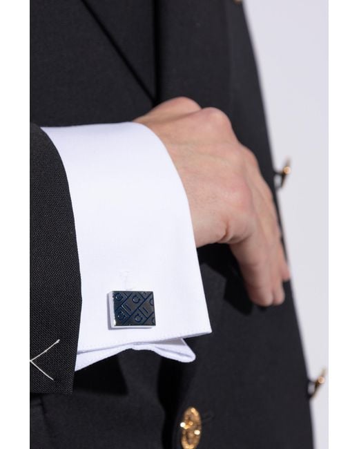 Ferragamo Metallic Cufflinks for men