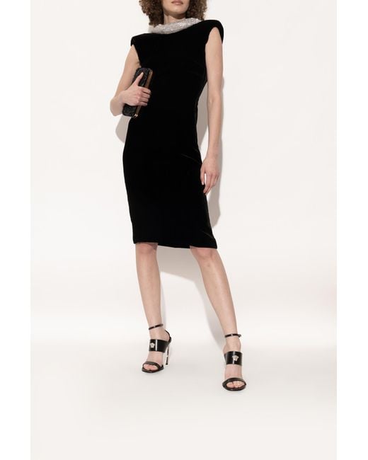 Versace Natural Heeled Sandals