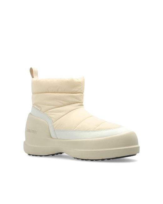 Moon Boot Natural 'Mezzaluna Puffy' Snow Boots