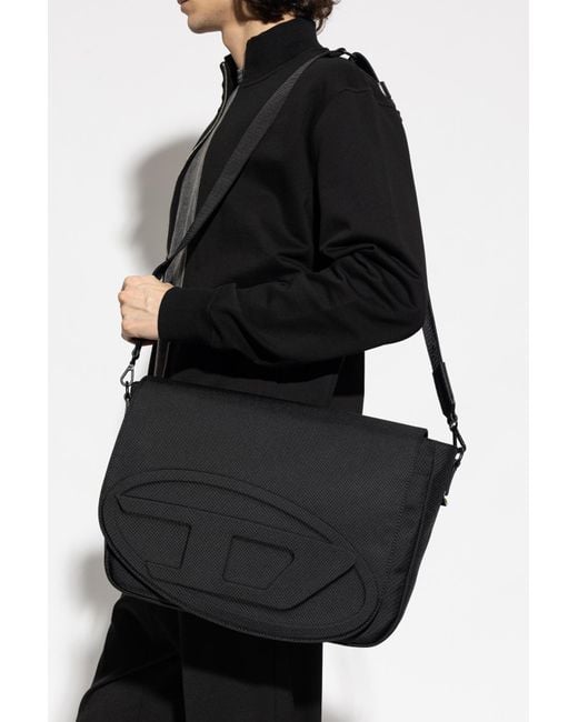 DIESEL Black Shoulder Bag '2.0 1Dr Messenger' for men