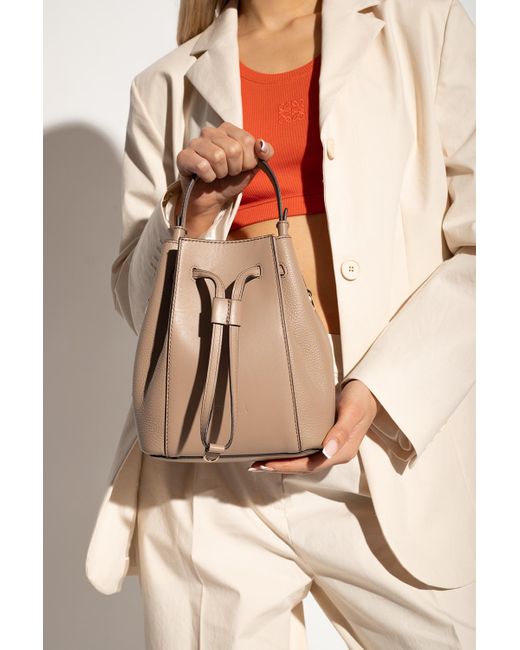 Furla Leather 'gilda Medium' Shoulder Bag in Beige (Natural) Lyst