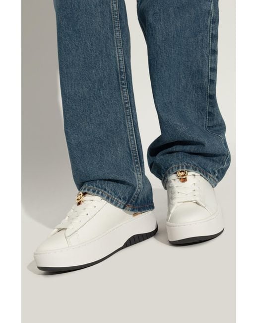 MICHAEL Michael Kors White "Dottie" Sports Shoes