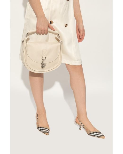 Burberry Natural Handbag B Clip Small
