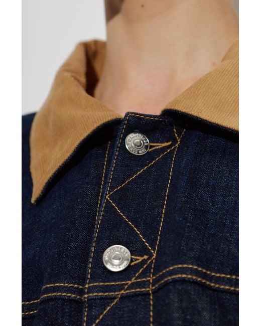 DSquared² Blue Insulated Denim Jacket