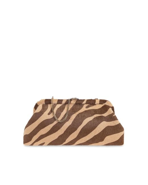 Jimmy Choo Brown Clutch 'Skylar'