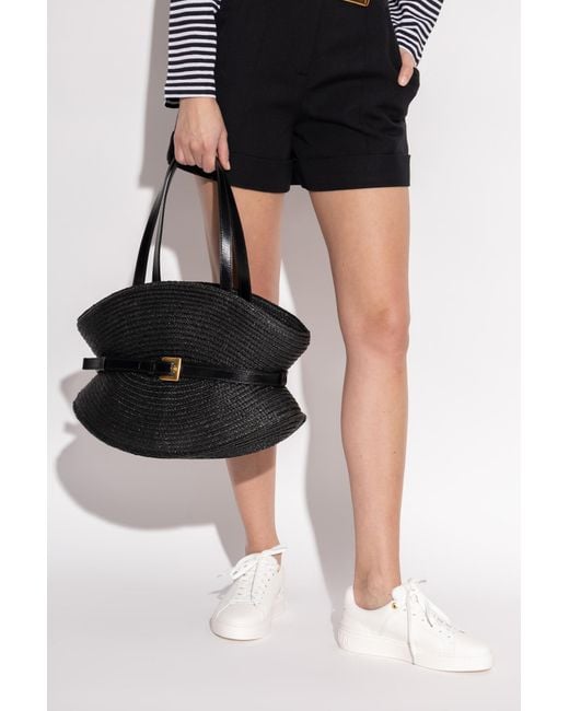 Balmain Black Handbag "Shuffle Medium"