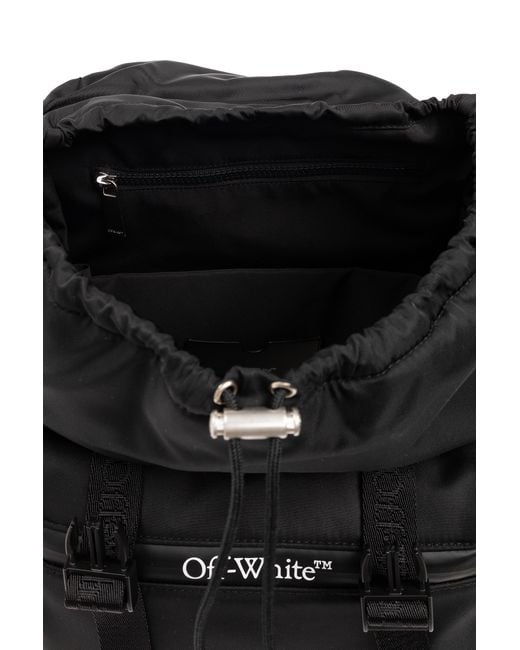 Off-White c/o Virgil Abloh Black Backpack With Logo, for men