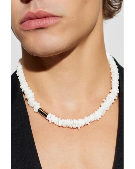 DSquared² White Necklace With Shells