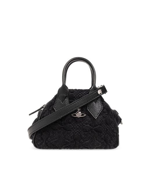 Vivienne Westwood Black 'yasmine Mini' Shoulder Bag,