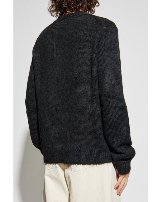 Jil Sander Blue Wool Sweater for men